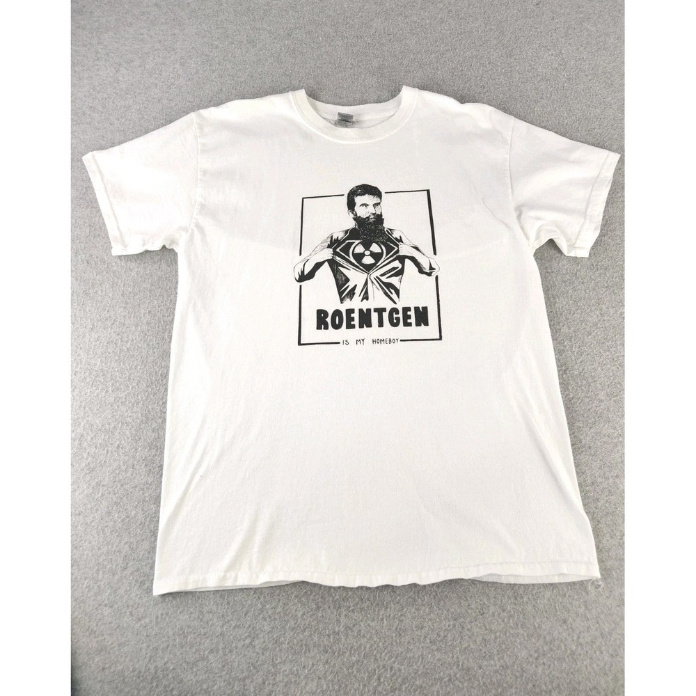 X-Ray Roentgen‎ Is My Homeboy ShirtNuclear Technician Medical T-shirt SZ Large